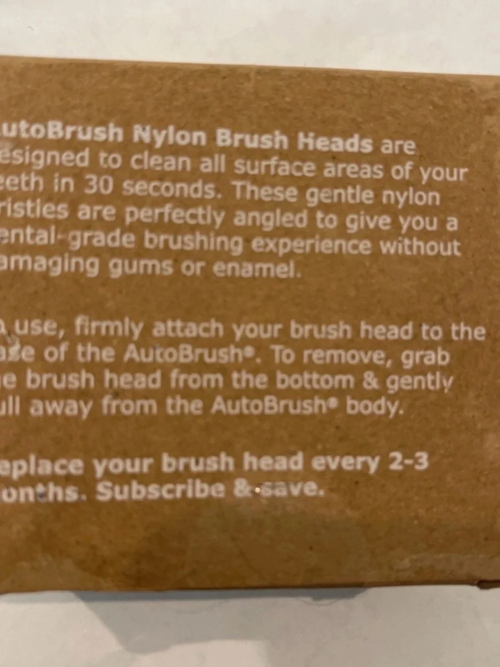 Autobrush For Kids Brush Head Double Sided Age 9-12 FACTORY SEAL manual or auto